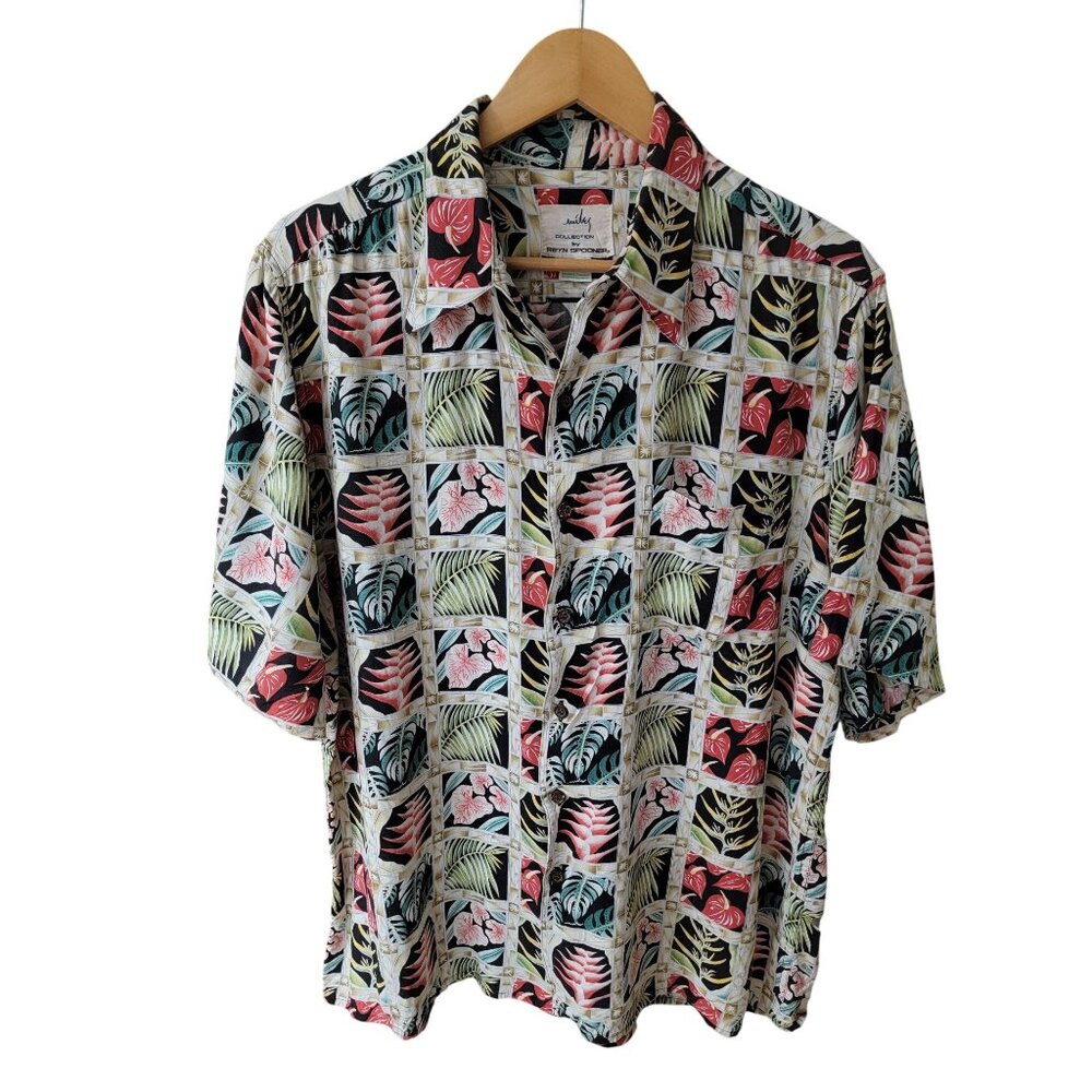 Reyn Spooner Mens Hawaiian Shirt Size XL Floral Pattern - Picture 1 of 4